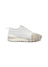 Lanvin White Gallery Dept. Edition Leather Bumpr Sneakers In White