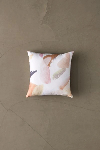 Deny Designs Georgiana Paraschiv For Deny Abstract M3 Indoor/outdoor Throw Pillow In Pink At Urban Outfitters