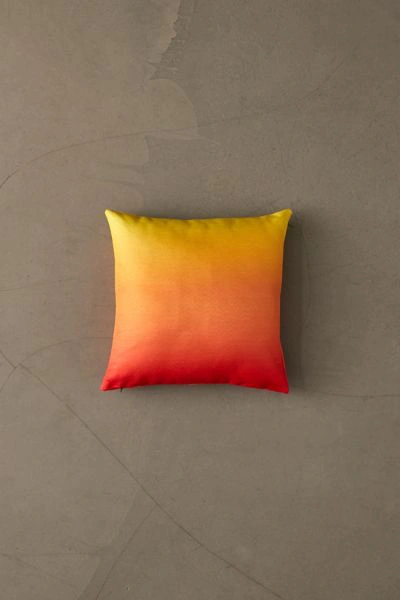 Deny Designs Fab Habitat Sunset Indoor/outdoor Throw Pillow In Red At Urban Outfitters