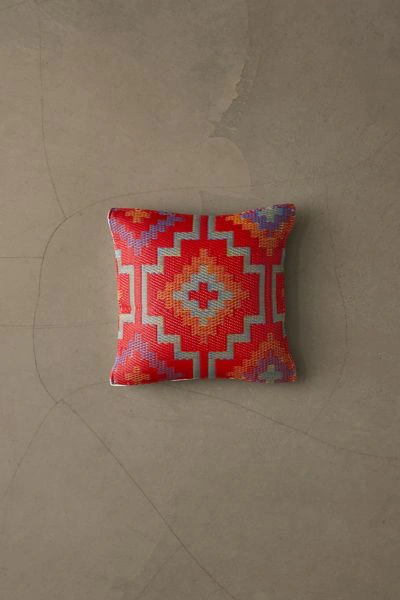 Deny Designs Fab Habitat Luz Indoor/outdoor Throw Pillow In Orange At Urban Outfitters