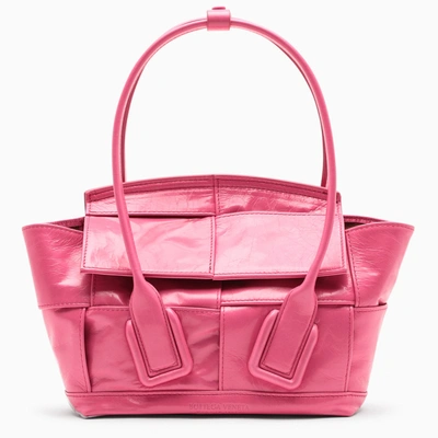 Bottega Veneta Pink Smooth Leather Arco Small Bag