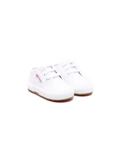 Superga Babies' Low-top Lace-up Sneakers In White