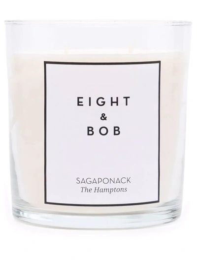 Eight & Bob Sagaponack Wax Candle In White