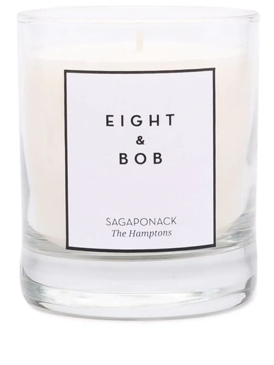 Eight & Bob Sagaponack Wax Candle In White