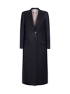 Thom Browne Wool Single-breasted Tailored Coat In Navy