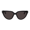 BALENCIAGA BLACK SIDE CAT SUNGLASSES