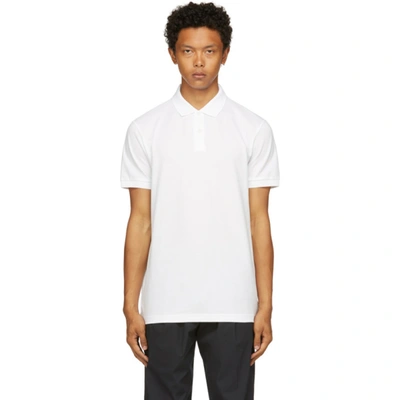 Hugo Boss Organic Cotton Polo Shirt In White