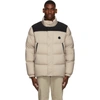 Moncler Beige & Black Timsit Jacket In 575 Taupe