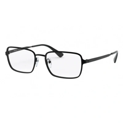 Prada Unisex Black Square Eyeglass Frames Pr57xv1ab1o154