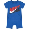 Nike Baby Boys Swoosh Romper In Blue