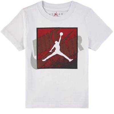 Air Jordan Kids'  White Jumpman Patch T-shirt