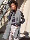 White + Warren Cashmere Travel Wrap In Grey Heather In Grey Heather