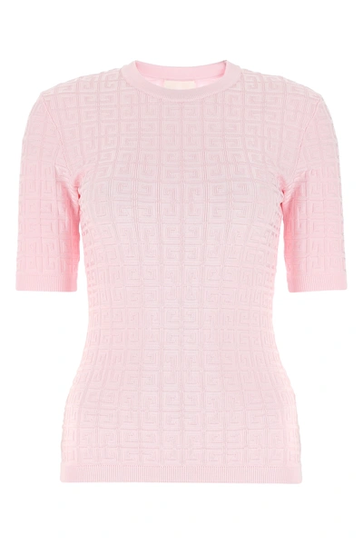 Givenchy Jacquard-knit Sweater In Pink