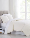Charisma 400-thread Count Percale 3-piece Almond Milk Duvet Set, Full-queen In Vanilla Ice