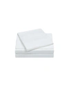 Charisma 4-piece 400-thread Count Percale Queen Sheet Set, White In White