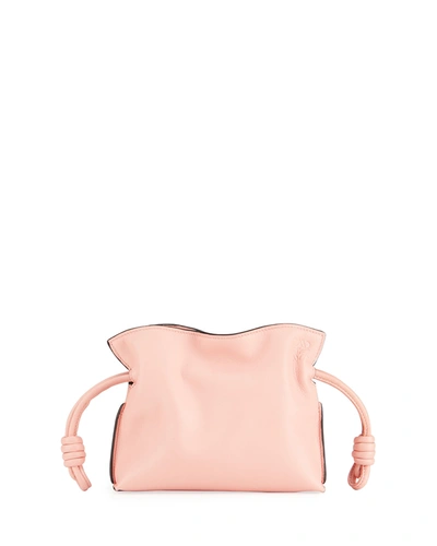 Loewe Flamenco Nano Leather Clutch Bag In Blossom