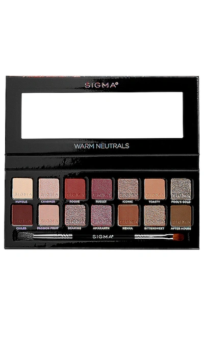 SIGMA BEAUTY WARM NEUTRALS EYESHADOW PALETTE,SGBY-WU38