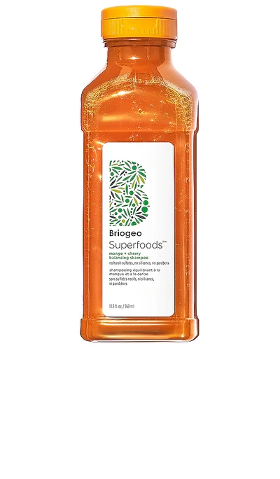 BRIOGEO SUPERFOODS MANGO + CHERRY BALANCING SHAMPOO,BOGE-WU74