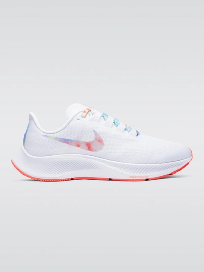 Nike Air Zoom Pegasus 37 Sneaker In White,multi-color-bright Mango