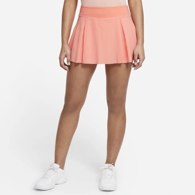 Nike Club Skirt Women's Short Tennis Skirt In Crimson Bliss,crimson Bliss