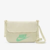 Nike Sportswear Women's Futura 365 Crossbody Bag In Coconut Milk,coconut Milk,green Glow