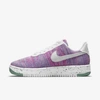 Nike Air Force 1 Crater Flyknit Move To Zero Sneakers In Purple And Blue-blues In Purple
