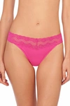 NATORI INTIMATES BLISS PERFECTION ONE-SIZE THONG,750092-ROSEBLOOM-O/S