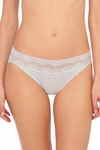 Natori Bliss Perfection Bikini In Baby Blue/white