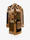 Dsquared2 Toggle-fastening Camouflage-print Coat In Brown