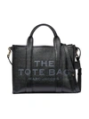 Marc Jacobs Small Traveler Leather Tote In Black