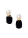 LELE SADOUGHI IMITATION PEARL STUD EARRINGS,400014182503