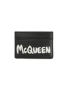 MCQ BY ALEXANDER MCQUEEN TWO-TONE LEATHER CARD CASE,400014294531