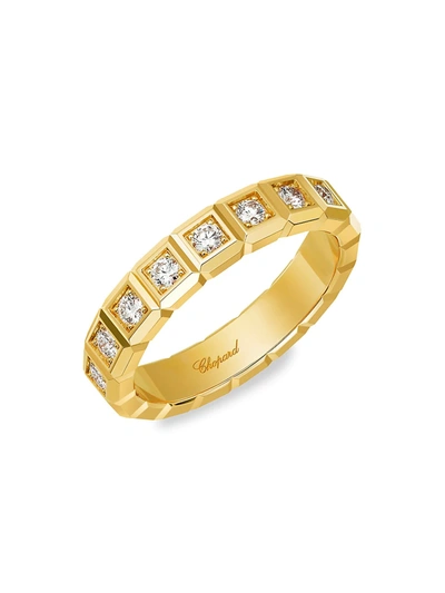 Chopard Women's Ice Cube 18k Yellow Gold & Diamond Ring