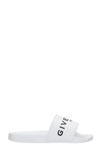 Givenchy Contrast Logo Slides In White
