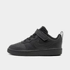 Nike Babies'  Kids' Toddler Court Borough Low 2 Casual Shoes In Black/black/black