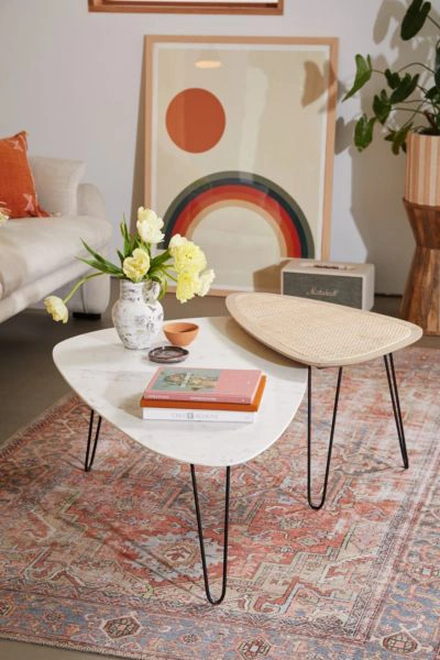 Urban Outfitters Sylvia Nesting Coffee Table Set In Neutral Multi