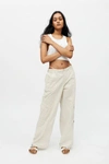 Urban Outfitters Y2k Low-rise Cargo Pant In Cream