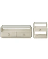 Furniture Maisie Rectangle Cocktail Table And End Table Set