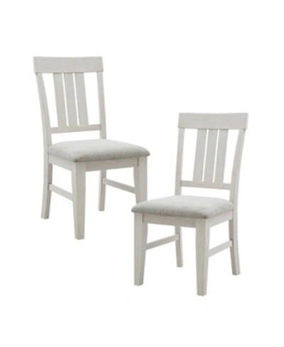 Ink+ivy Sonoma Dining Side Chair, Set Of 2 In White