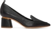 Nicholas Kirkwood Beya Grained-leather Block-heel Pumps In Black