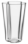 Iittala Aalto Hand-blown Glass Vase 25cm In Clear