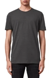 Allsaints Slim Fit Crewneck T-shirt In Washed Black