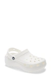 Crocstm Classic Platform Clog In White
