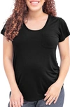 Kindred Bravely Everyday Nursing & Maternity Top In Black