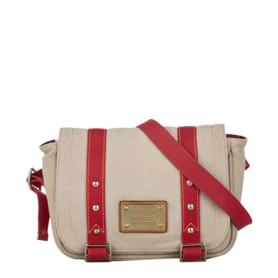 Louis Vuitton Canvas Antigua Besace Messenger Bag in 2023