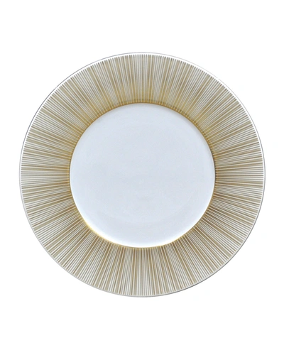 Bernardaud Sol Salad Plate In Gold/white