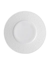 BERNARDAUD ECUME WHITE DINNER PLATE,PROD166840189