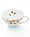 Bernardaud Vegetal Tea Cup In White/gold