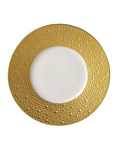 Bernardaud Ecume Gold Bread & Butter Plate In White/gold