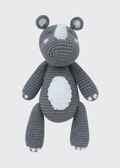 Albetta Rob Rhino Crochet Rattle